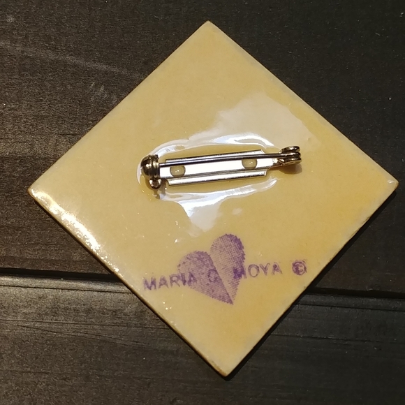 Art Saves Lives Hand Made Brooch - Picture 5 of 8